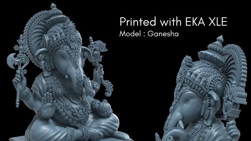 Eka XLE 12 3d printed Ganesha from eka xle