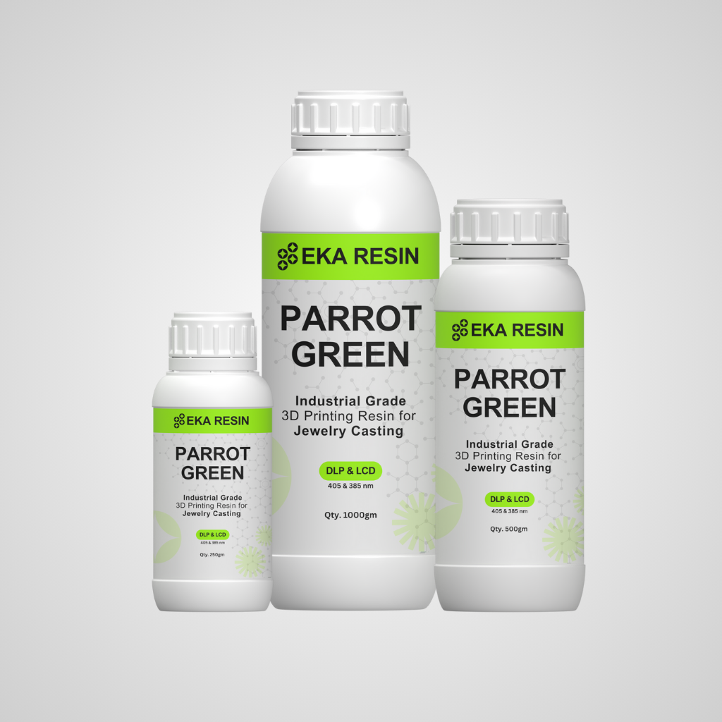 EKA Resin Castable Resin for Jewelry 3D Printer, Parrot Green